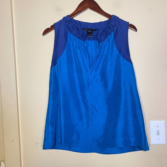 Marc Jacobs Blue Sleeveless Top - Picture 2 of 7